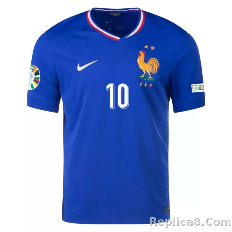 2024 France MBAPPE #10 Euro Cup Home Jersey - detail