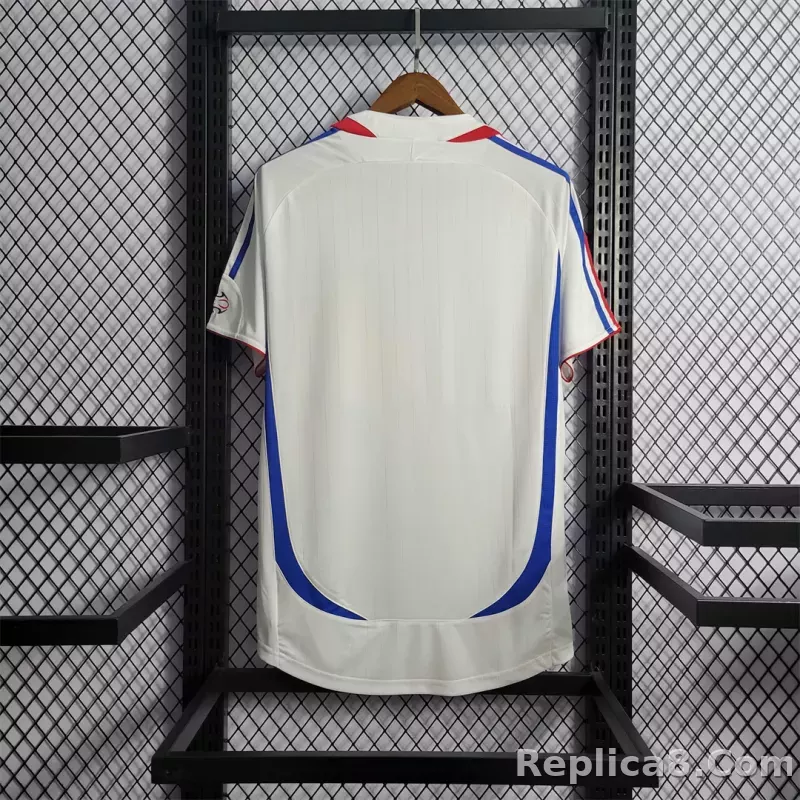 2006 France Zidane #10 World Cup Away Retro Jersey - detail