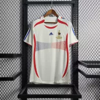 2006 France Zidane #10 World Cup Away Retro Jersey - view 4