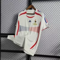 2006 France Zidane #10 World Cup Away Retro Jersey - view 6