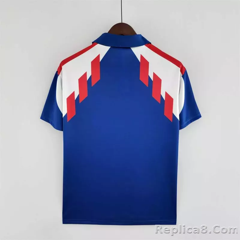 1990 France World Cup Home Retro Jersey - detail