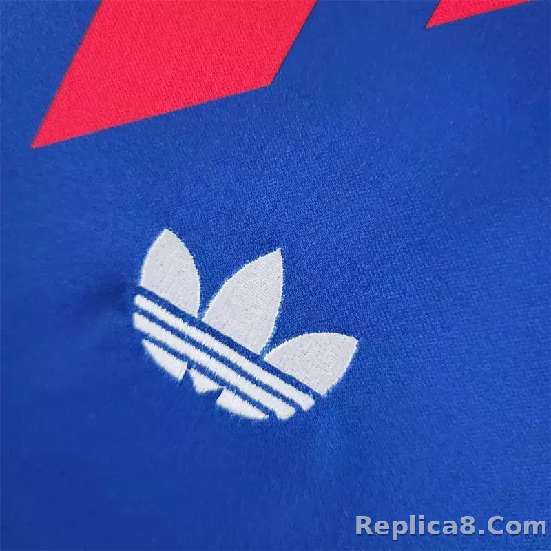 1990 France World Cup Home Retro Jersey - detail
