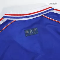 1998 France World Cup Home Retro Jersey Long Sleeve - view 9