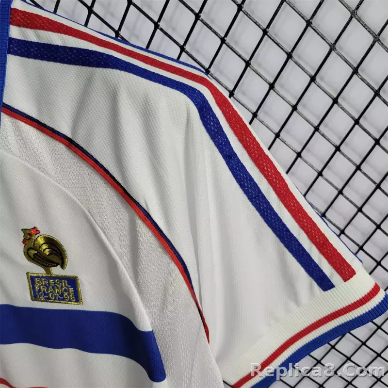 1998 France World Cup Away Retro Jersey - detail