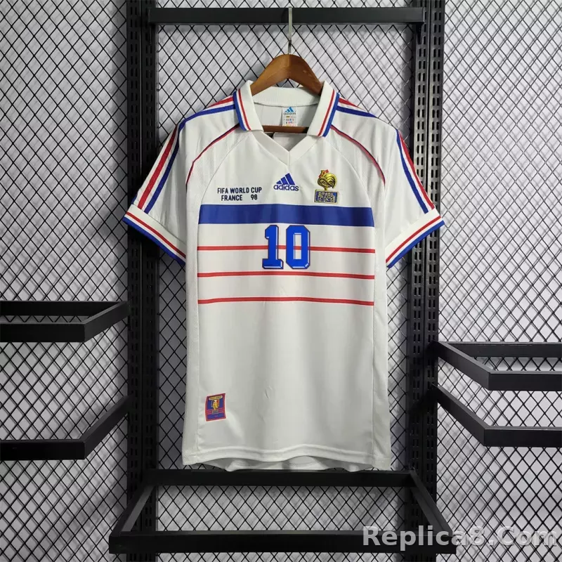 1998 France World Cup Away Retro Jersey - detail