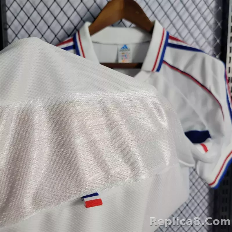 1998 France World Cup Away Retro Jersey - detail