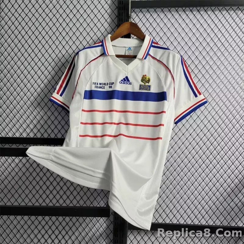1998 France World Cup Away Retro Jersey - detail