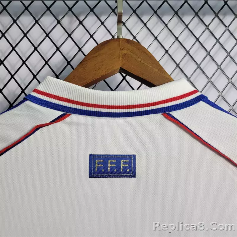 1998 France World Cup Away Retro Jersey - detail
