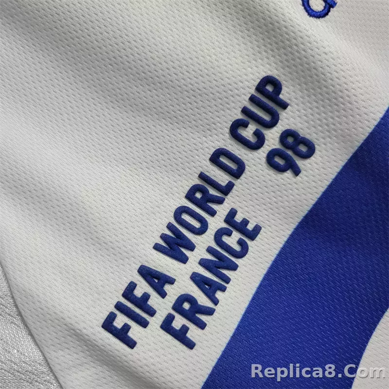 1998 France World Cup Away Retro Jersey - detail