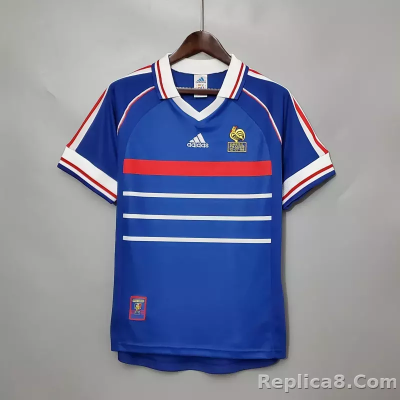 1998 France World Cup Home Retro Jersey