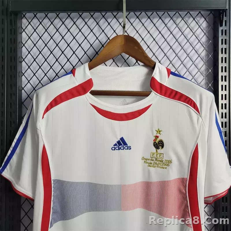 2006 France World Cup Away Retro Jersey - detail