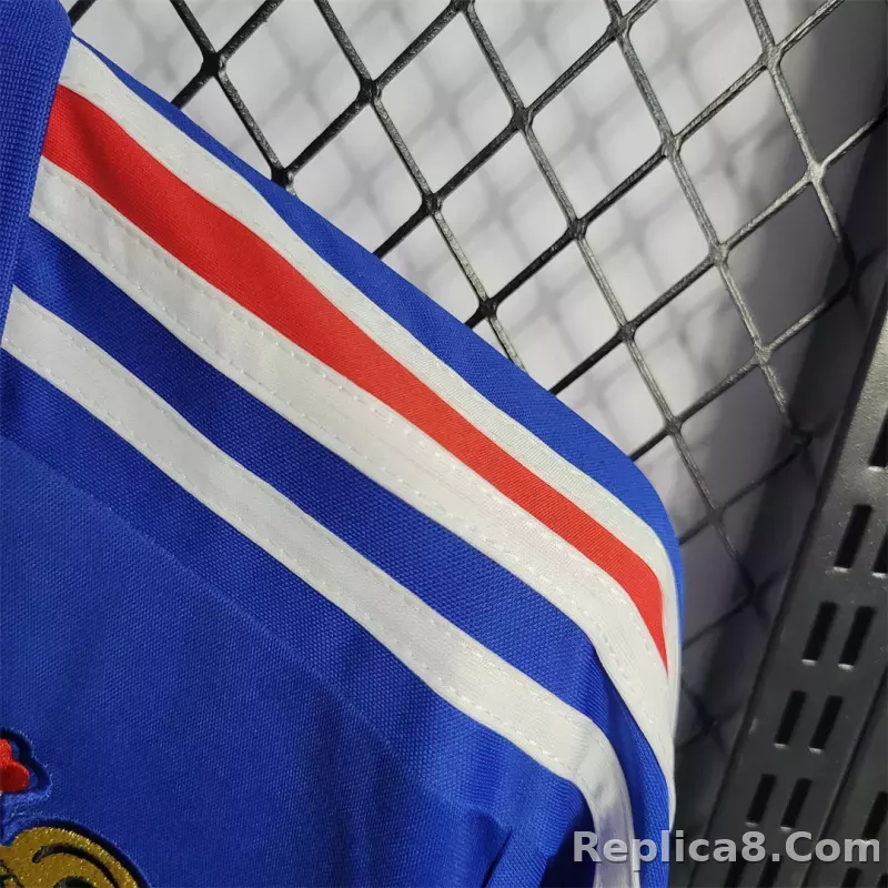 1984 France World Cup Home Retro Jersey - detail