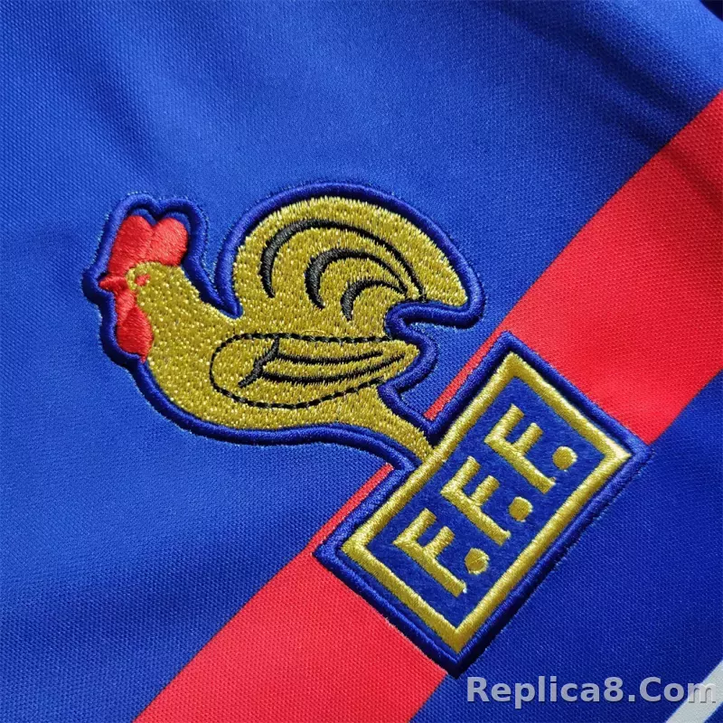 1984 France World Cup Home Retro Jersey - detail