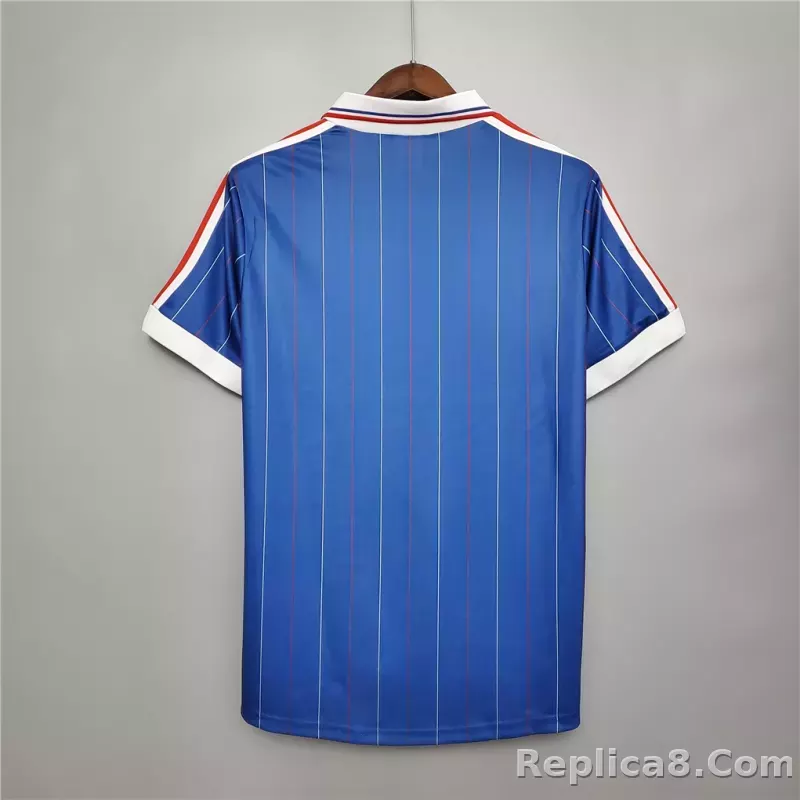 1982 France World Cup Home Retro Jersey - detail