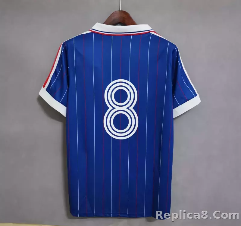 1982 France World Cup Home Retro Jersey - detail
