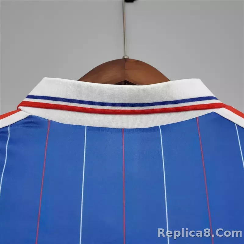 1982 France World Cup Home Retro Jersey - detail