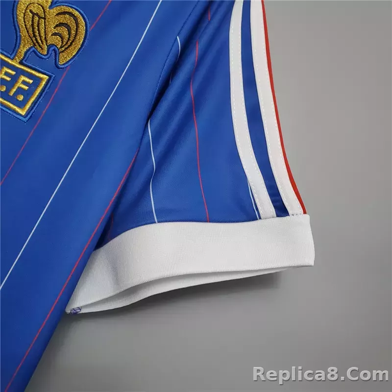 1982 France World Cup Home Retro Jersey - detail