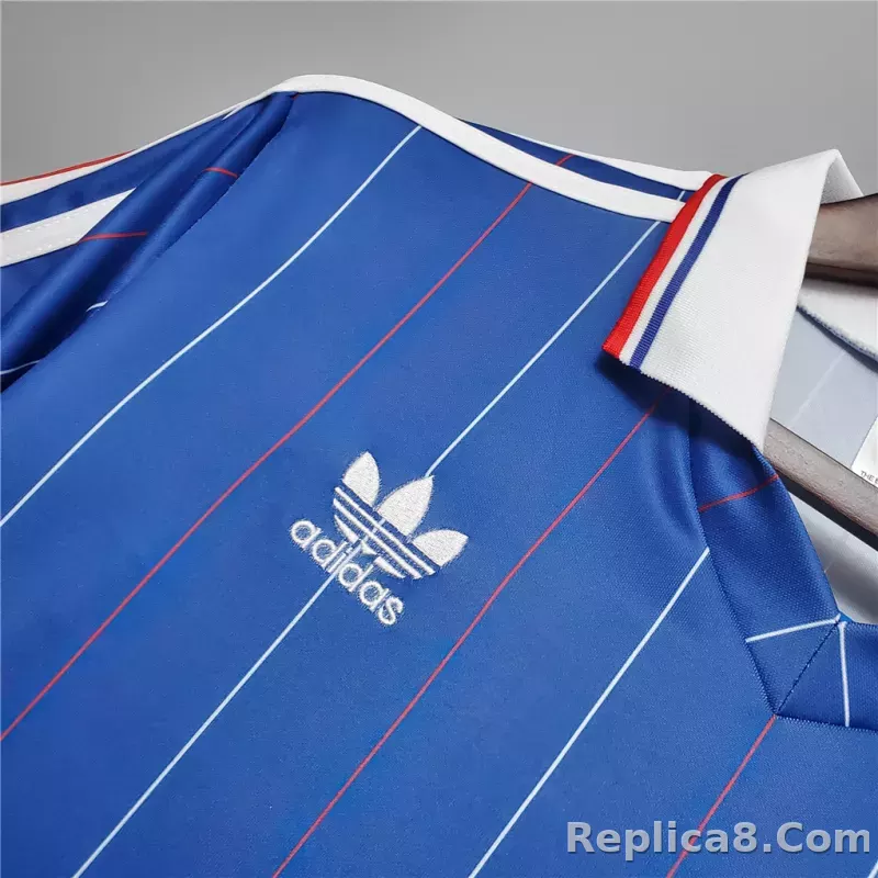 1982 France World Cup Home Retro Jersey - detail