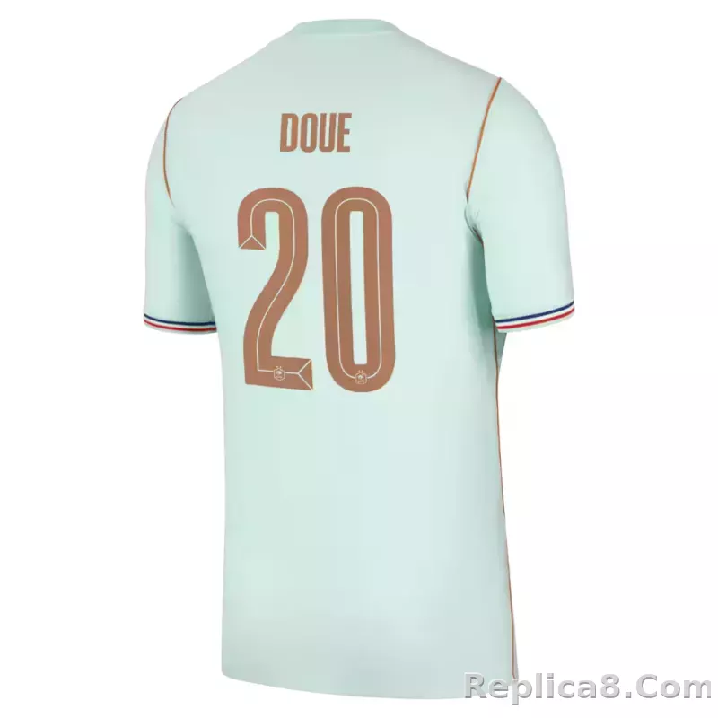 Maillot France Nike FFF Extérieur Stadium 26 avec flocage Doue 20 - detail