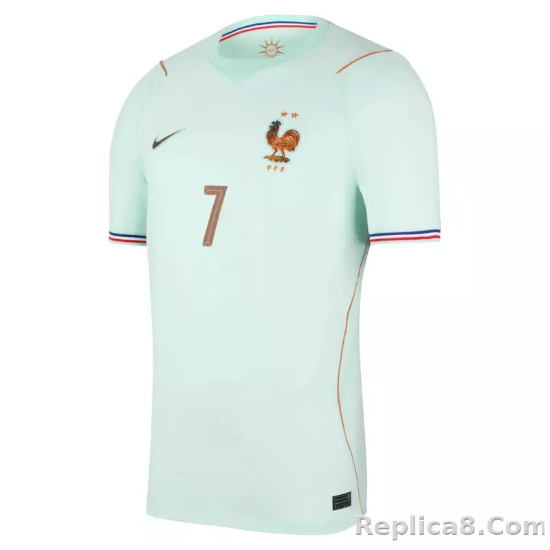 Maillot France Nike FFF Extérieur Stadium 26 avec flocage Dembele 7 - detail