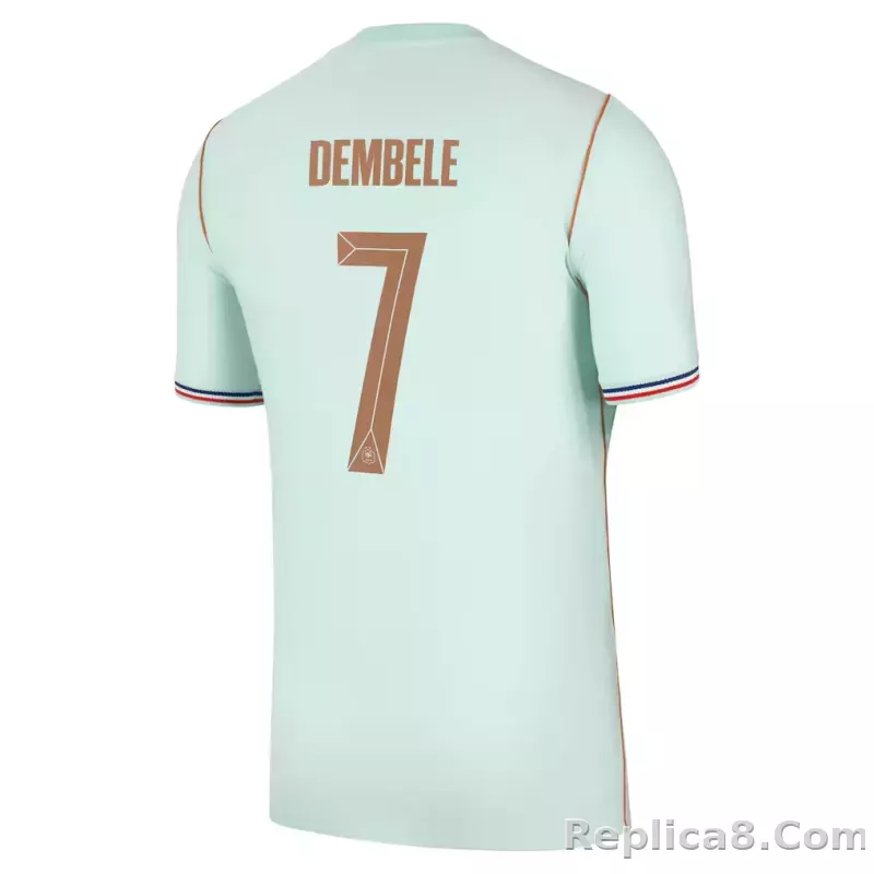 Maillot France Nike FFF Extérieur Stadium 26 avec flocage Dembele 7 - detail