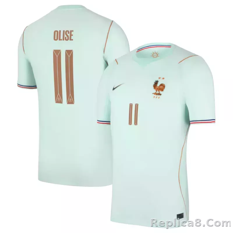 Maillot France Nike FFF Extérieur Stadium 26 avec flocage Olise 11