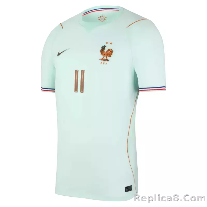 Maillot France Nike FFF Extérieur Stadium 26 avec flocage Olise 11 - detail