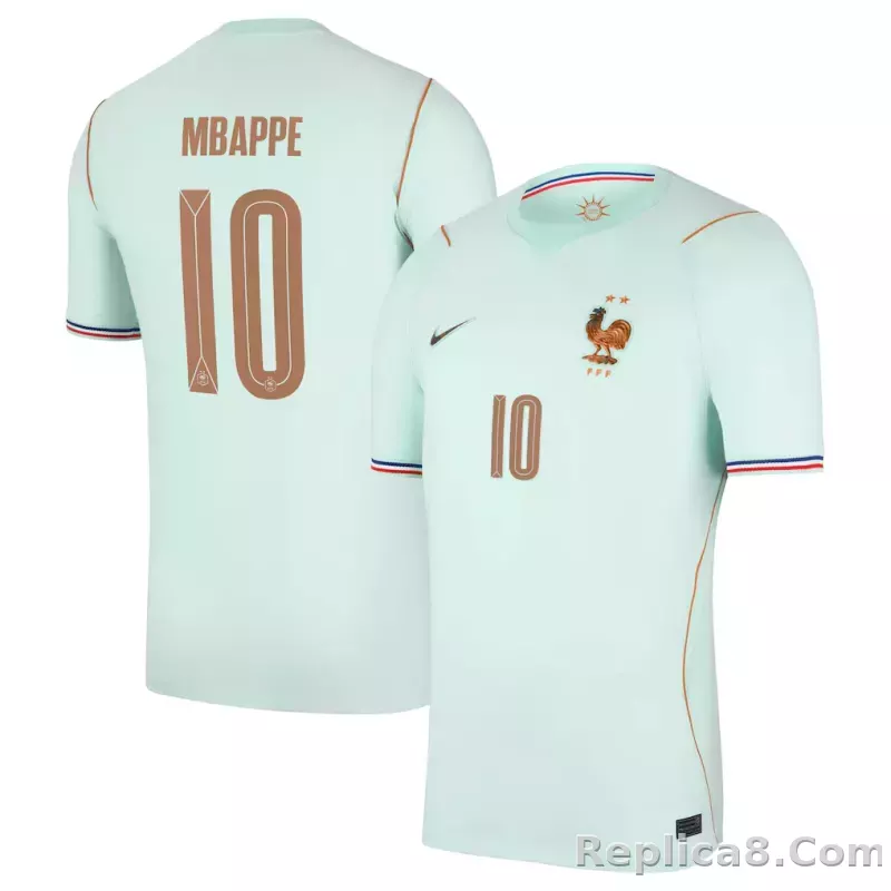 Maillot France Nike FFF Extérieur Stadium 26 avec flocage Mbappe 10