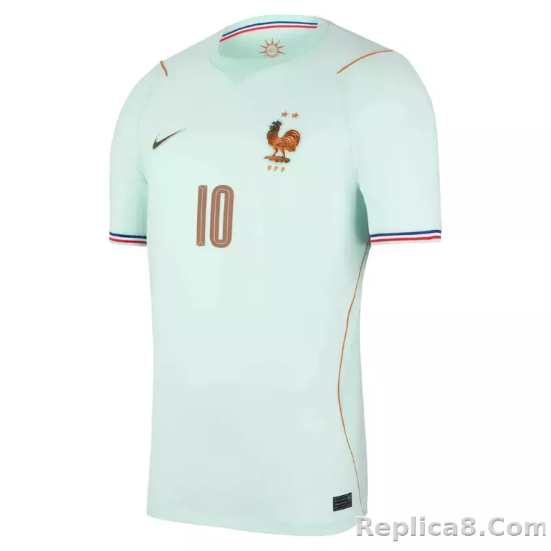 Maillot France Nike FFF Extérieur Stadium 26 avec flocage Mbappe 10 - detail