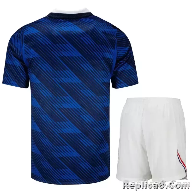 2026 France Home World Cup Soccer Adult Kit Jersey+Shorts - detail