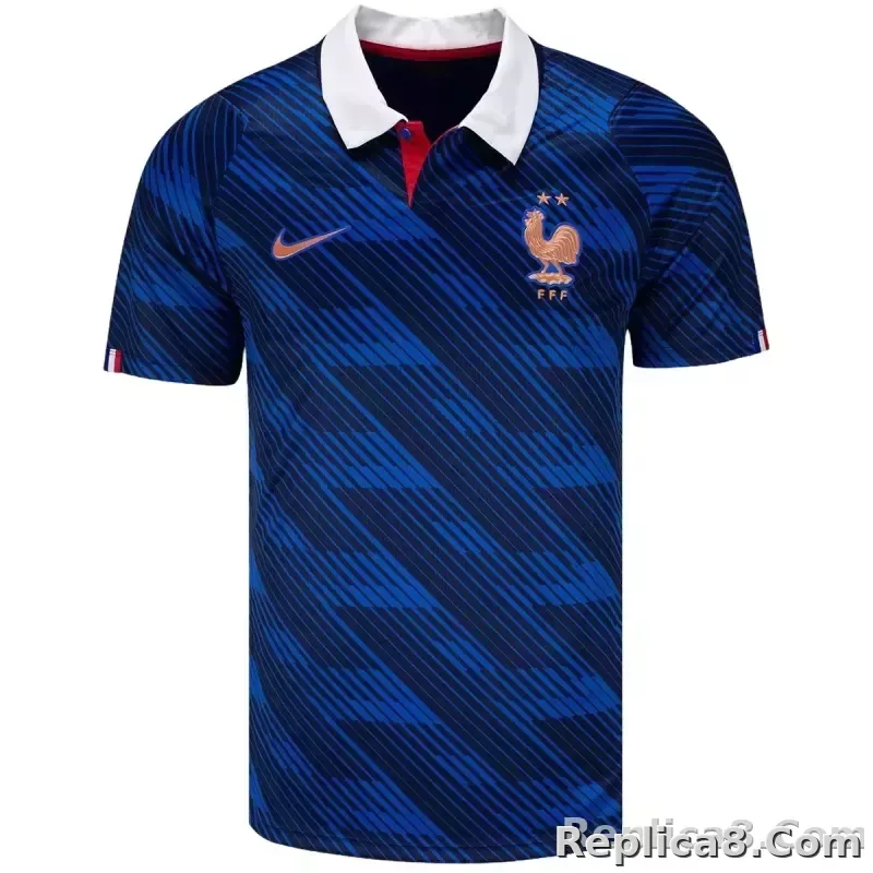 2026 France Home World Cup Soccer Adult Kit Jersey+Shorts - detail