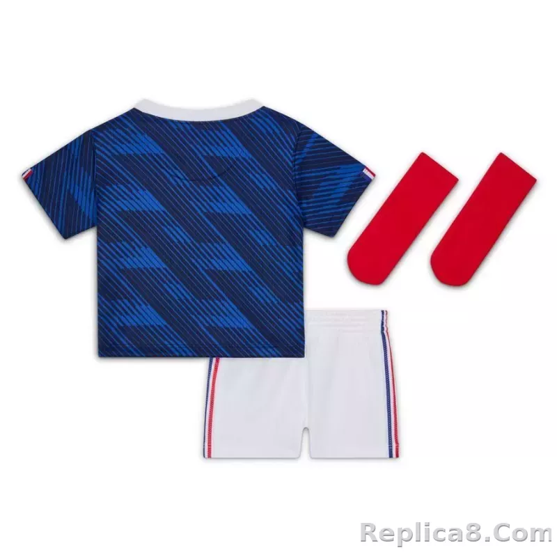 2026 France Home World Cup Soccer Kids Kit Jersey+Shorts+Socks - detail