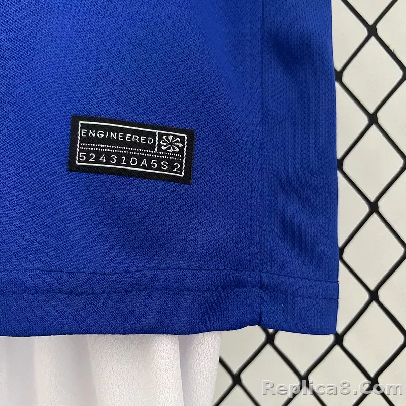 2024 France Euro Cup Home Kids Kit Jersey+Shorts - detail