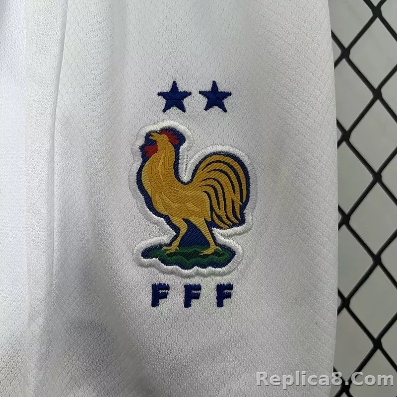 2024 France Euro Cup Home Kids Kit Jersey+Shorts - detail