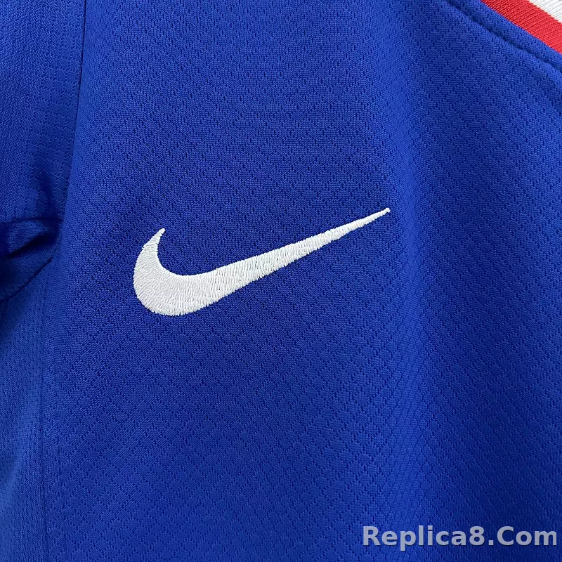 2024 France Euro Cup Home Kids Kit Jersey+Shorts - detail
