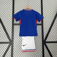 2024 France Euro Cup Home Kids Kit Jersey+Shorts - view 3