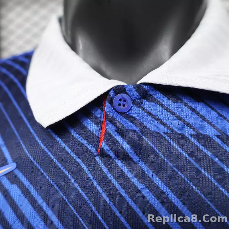 2026 France Home World Cup Soccer Jersey Authentic Shirt Long Sleeve - detail