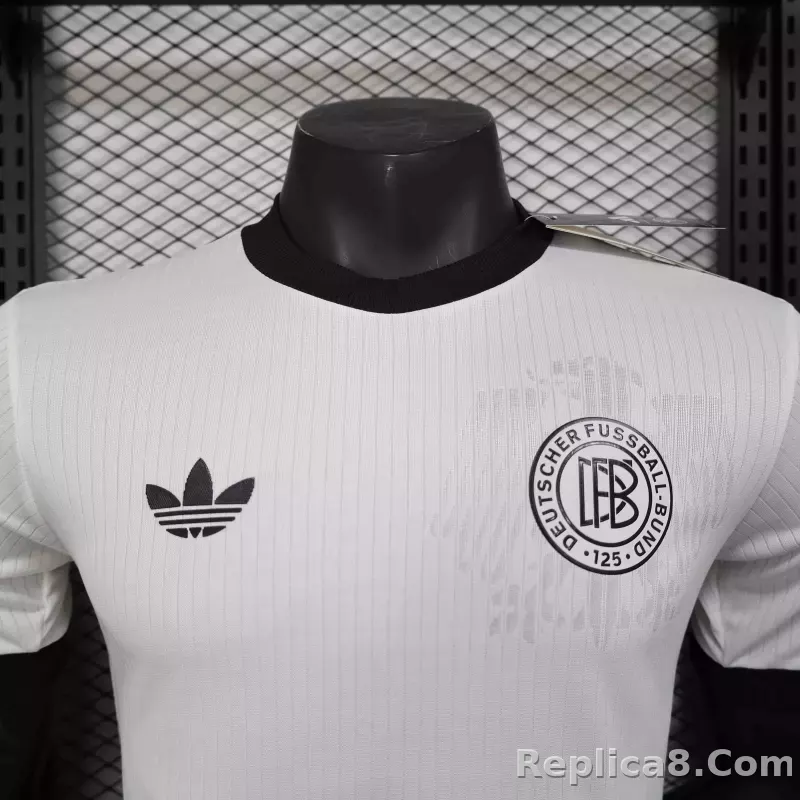2025 Germany Soccer Jersey Authentic Shirt 125th Anniversary - detail