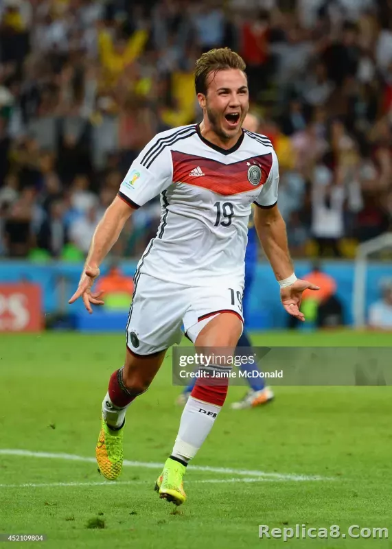 2014 Germany World Cup Home Retro 3 Stars Jersey Player Edition - detail