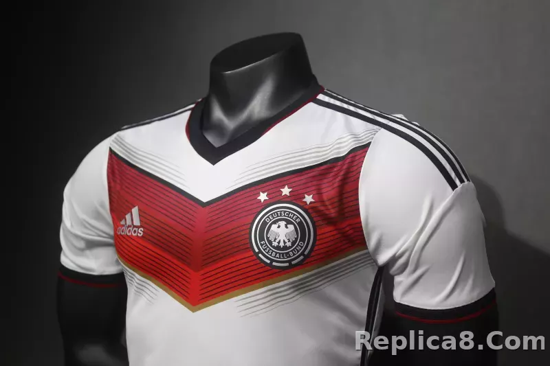 2014 Germany World Cup Home Retro 3 Stars Jersey Player Edition - detail