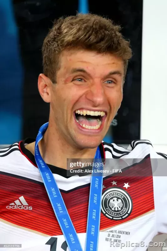 2014 Germany World Cup Home Retro 3 Stars Jersey Player Edition - detail