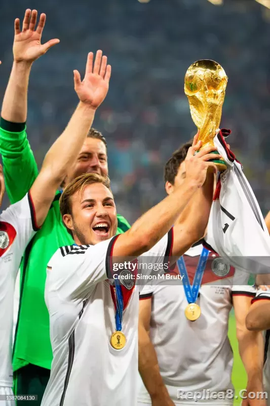 2014 Germany World Cup Home Retro 3 Stars Jersey Player Edition - detail