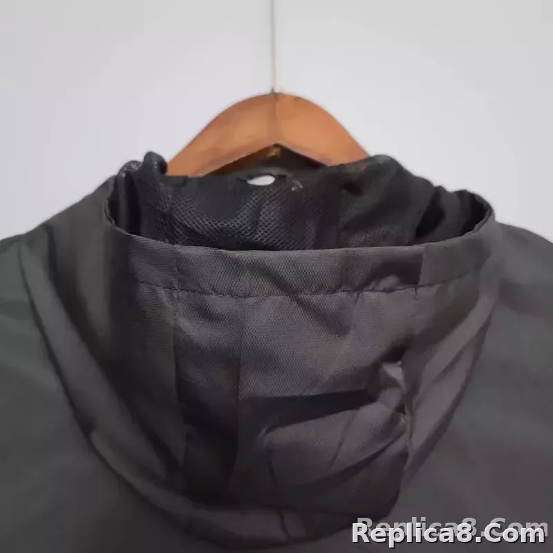2021 Windbreaker Soccer Jersey Germany Black - detail