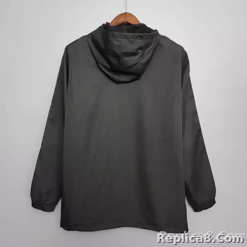 2021 Windbreaker Soccer Jersey Germany Black - detail