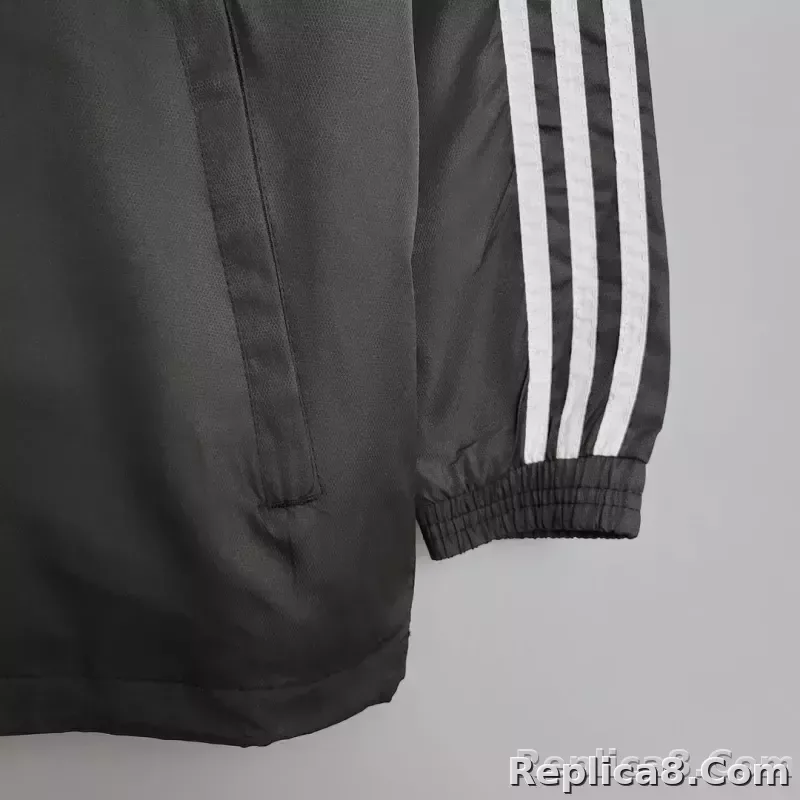 2021 Windbreaker Soccer Jersey Germany Black - detail
