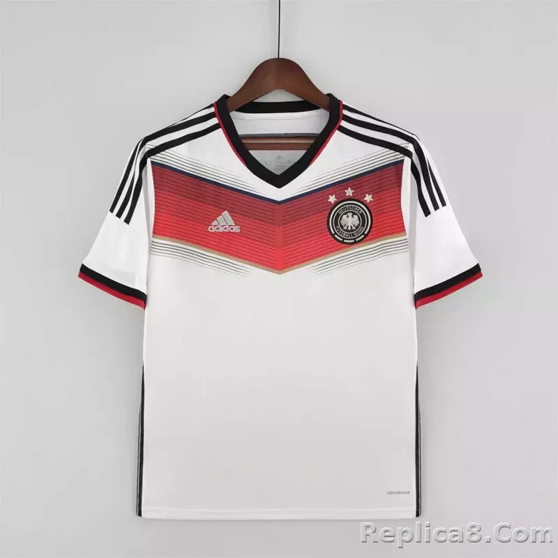 2014 Germany World Cup Home Retro 3 Stars Jersey