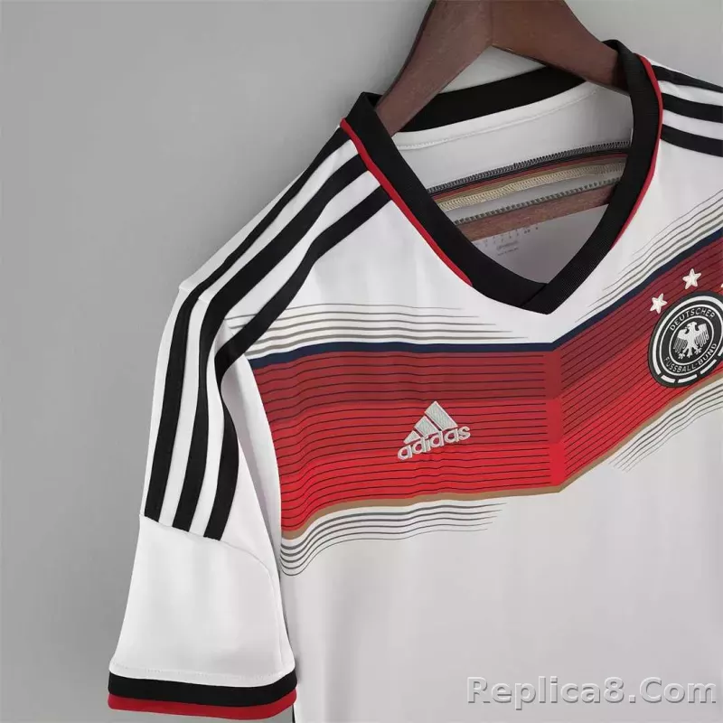 2014 Germany World Cup Home Retro 3 Stars Jersey - detail
