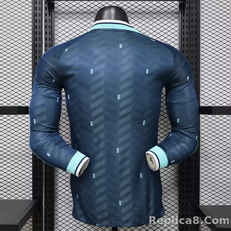 25-26 Germany Away Soccer Jersey Authentic Shirt Long Sleeve - detail