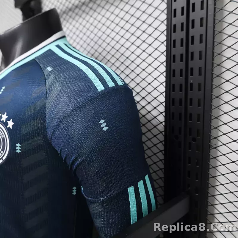 25-26 Germany Away Soccer Jersey Authentic Shirt Long Sleeve - detail