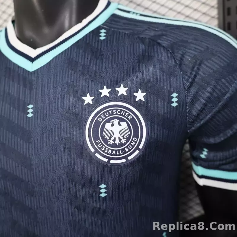 25-26 Germany Away Soccer Jersey Authentic Shirt - detail